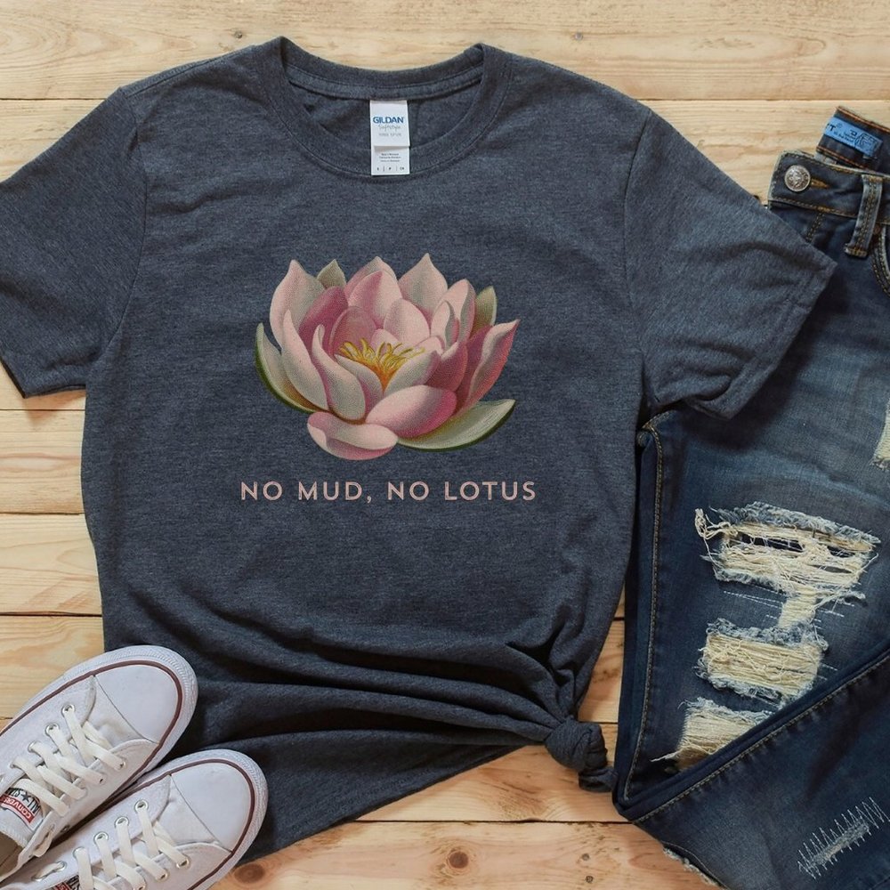 LOTUS FLOWER SHIRT, BUDDHIST, BUDDHA, MEDITATION
